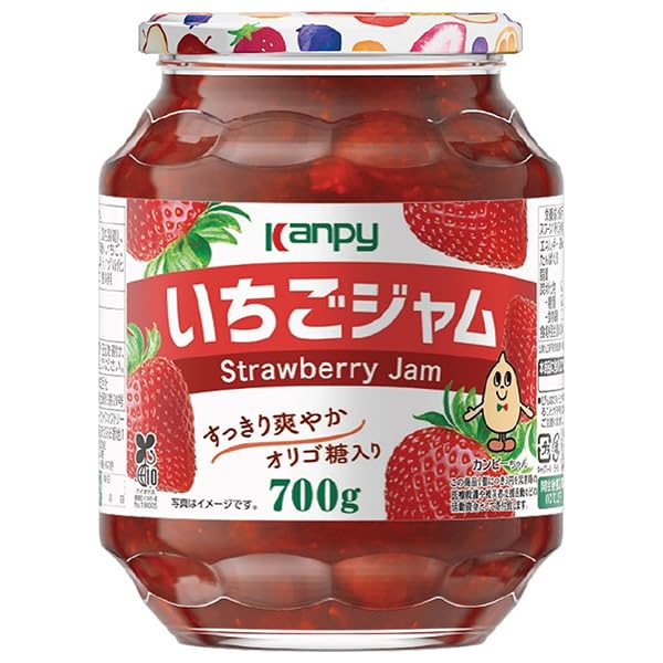 Amazon | カンピー いちごジャム 700g瓶×6個入 | 加藤産業 | ジャム