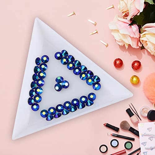 Image of Jollin Crystal Flatback Rhinestones Gems for Crafts 1.4mm SS3, Jet AB | Glue Fix, 2880pcs Glass Rhinestones for Bedazzling, Clothes, Tumblers, Nail Art, Shoes, Bags, Caps & Accessories Decoration