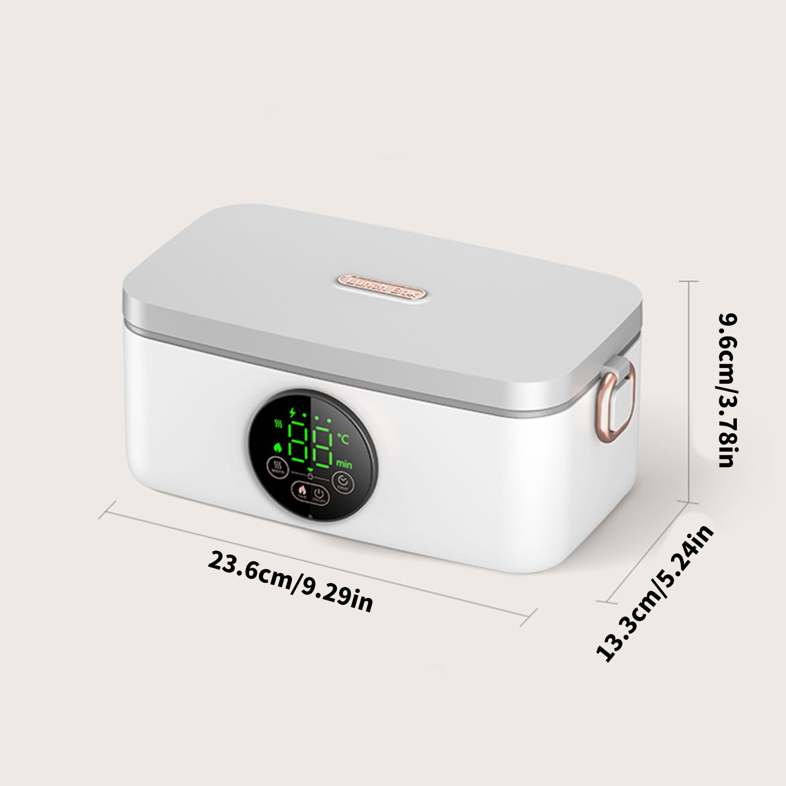 Scaldavivande elettrico di dimensioni individuali con tecnologia di riscaldamento rapido, scatola isolata per studenti e professionisti che rifiutano i contenitori elettrici dell'acqua
