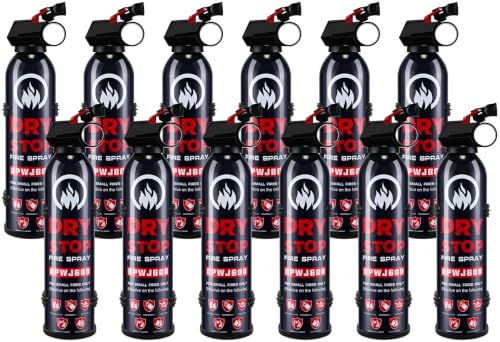 Image of ABC Fire Extinguisher for Home & Vehicle - 12Pack Dry Stop Fire Spray for Kitchen