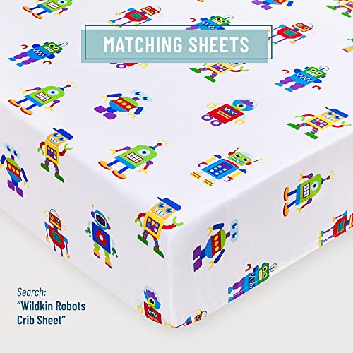 Wildkin Kids 2 Pack Microfiber Pillow Case For Boys & Girls, Soft & Breathable Fabric Pillow Cover, Perfectly Sized For Toddler Pillows (Robots) #TOP2