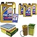 Produktbild QR-PARTS 69324175 Filter Set Inspektionspaket 8 Liter Motoröl Longlife III 5W-30 MANN-FILTER Motoröl Longlife III 5W-30 Luftfilter Ölfilter