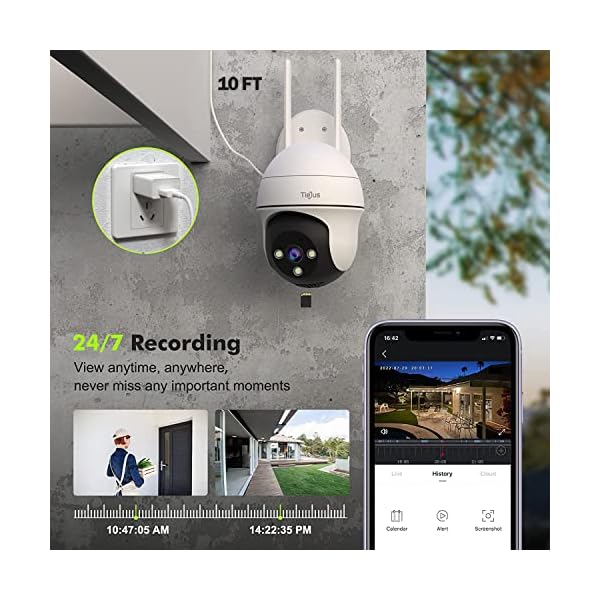 TIEJUS-Security-Camera-Outdoor-2Pack-360-PTZ-Wired-Cameras-for-Home-Security-2K-Dome-Surveillance-Camera-with-Auto-Human-Tracking-Siren-3MP-Color-Night-Vision-Work-with-Alexa TIEJUS-Security-Camera-Outdoor-2Pack-360-PTZ-Wired-Cameras-for-Home-Security-2K-Dome-Surveillance-Camera-with-Auto-Human-Tracking-Siren-3MP-Color-Night-Vision-Work-with-Alexa