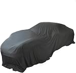 Showroom Reveal Car Cover – Luxury Unveiling & Presentation Cover with Premium Fabric and Soft Fleecy Underside for Dealerships, Auto Shows & Events (Black, Large 700cm Long x 475cm Wide)