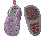  Anna und Paul Krabbelschuhe Aladdin gelocht mit Gummisohle (S, Flieder)