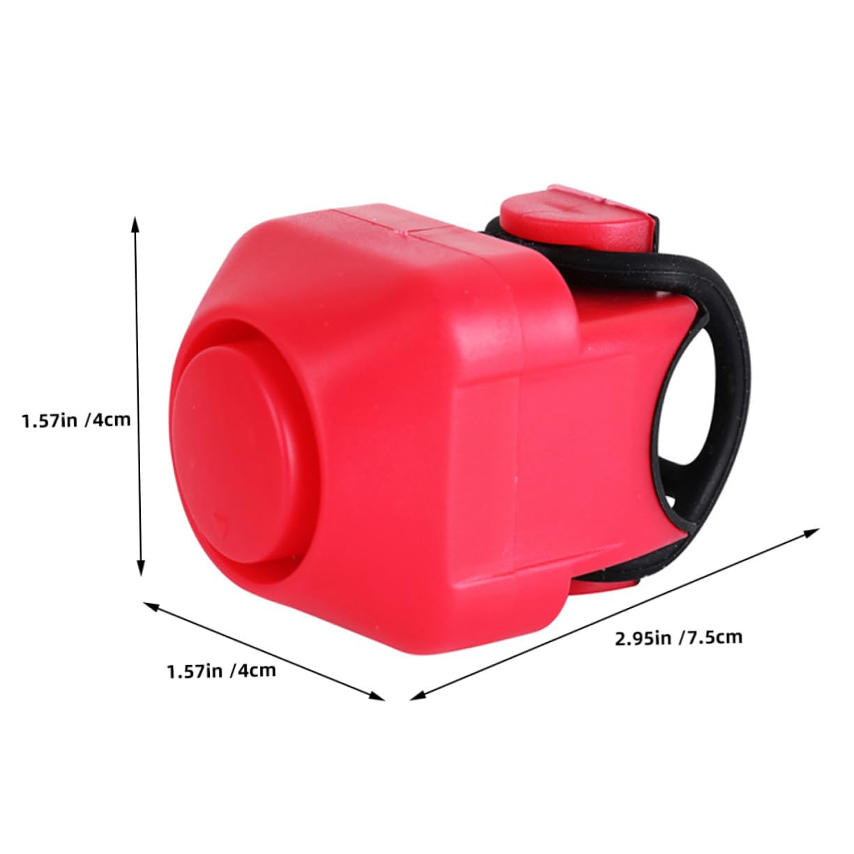 HOLIDYOYO Electric Bike Horn Loud Safety Cycling Horn for Mountain Road Bikes Weather Resistant Compact Handlebar Accessory with Easy Installation Versatile Use for All Cyclists