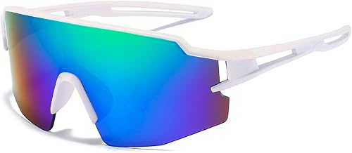Sports Sunglasses Men Women Cycling Glasses Sunglasses Polarised Sunglasses for Outdoor Activities MTB Road Bike Cycling Biking Ski Sunglasses with UV400