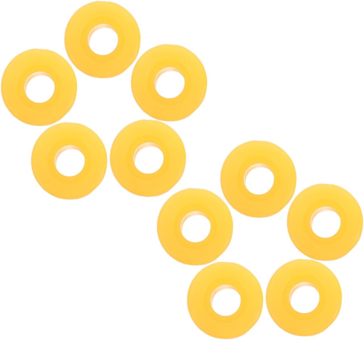 Abaodam 10pcs Rubber Shock Absorber Bushings Kit 1.1x0.79' Soundproofing Seal Replacement Cushions for Car and Truck Suspension Repair