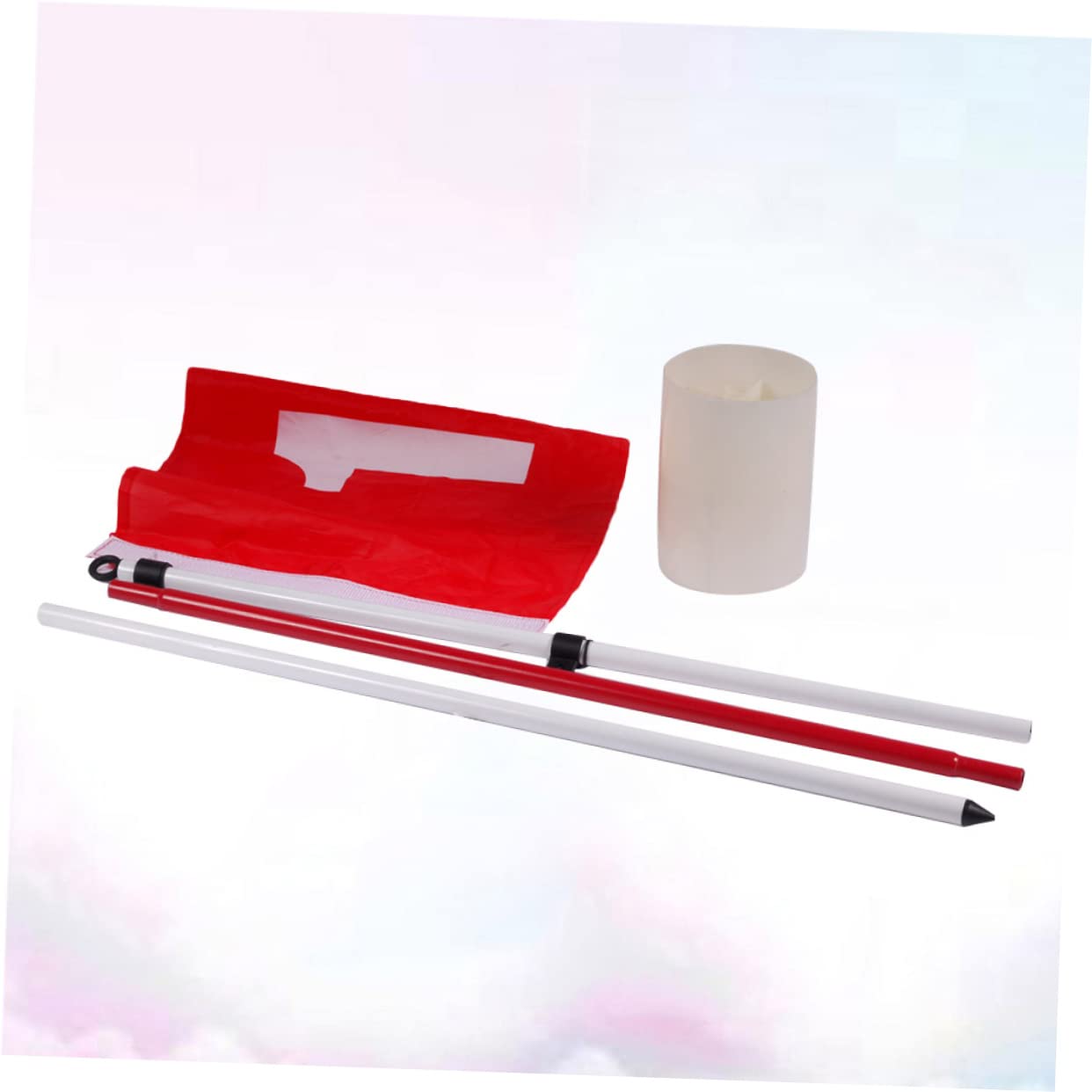 Asta de Bandera de 5 Secciones para Putting Green de Golf