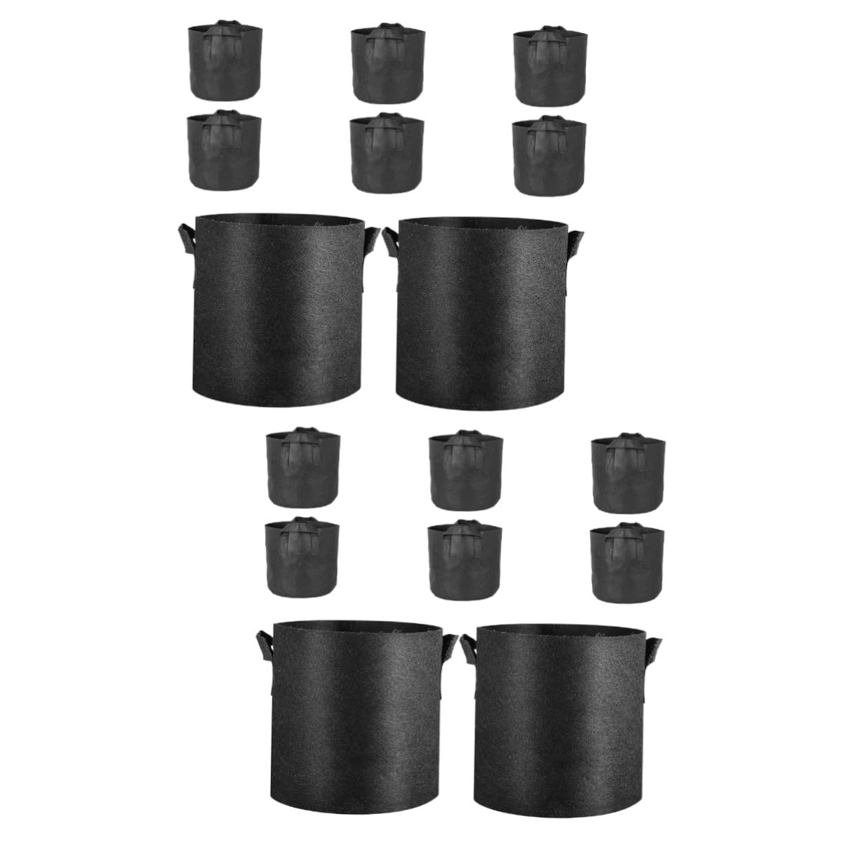 POPETPOP 16 Piezas Macetero De Estanque Acuático Bolsa De Plantación Macetas De Tela Maceteros De Tela Bolsas De Cultivo Bolsas De Cultivo De Patatas Bolsa Portátil para Vivero De Plantas