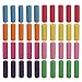 Soft Cushion Pencil Grips 40 Pcs Writing Drawing Aid Pen Holder for Kids, Students, Adults Random Assorted Color