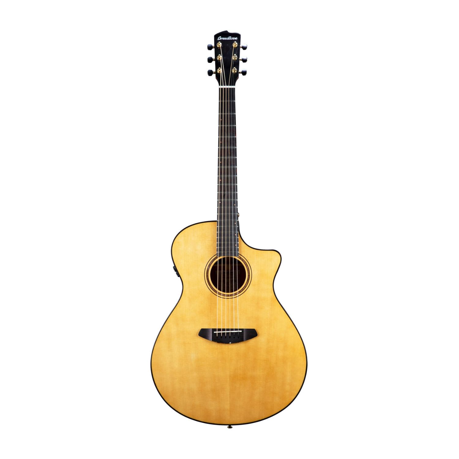 Breedlove Performer Pro Concerto CE 6-String European Spruce Top-Indian Rosewood Acoustic Electric Guitar with Ovangkol Bridge (Right-Handed, Aged Toner)