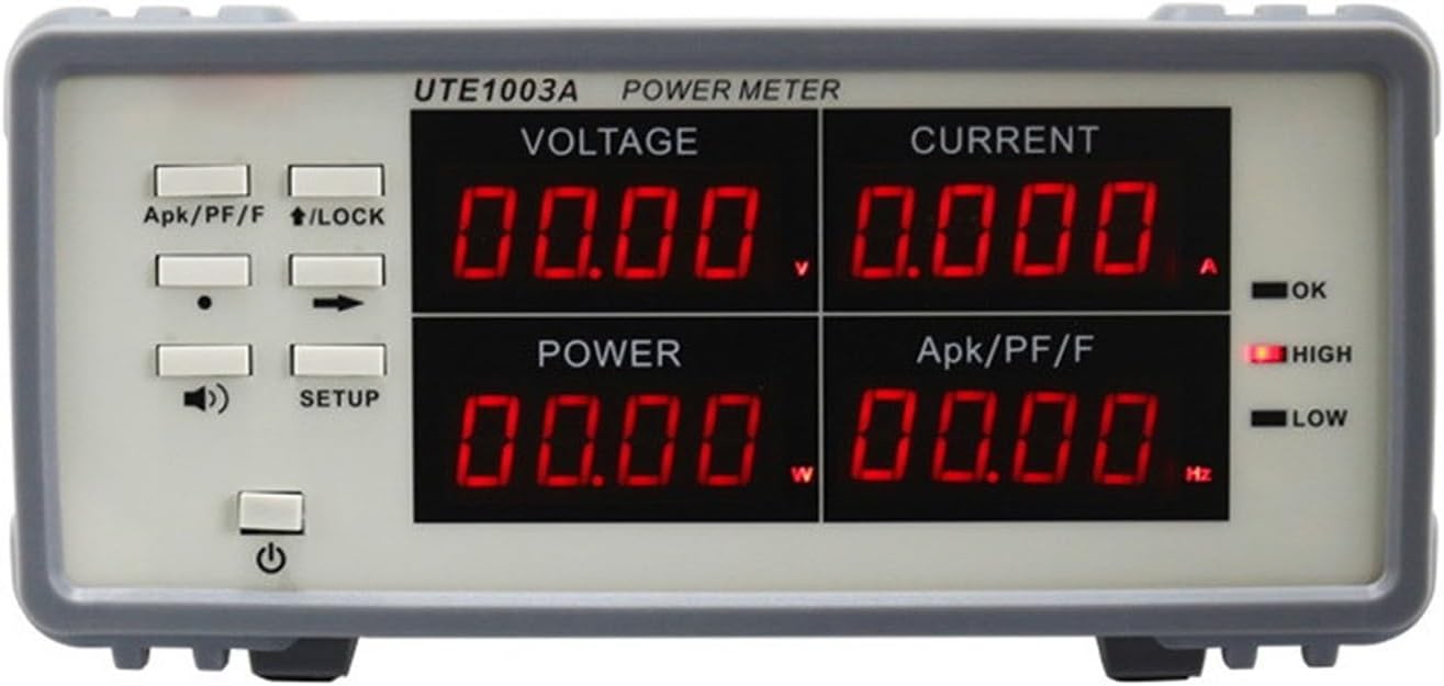 抵抗テスター、 3000W 真の実効値電圧電流デジタル力率および電力計アナライザ