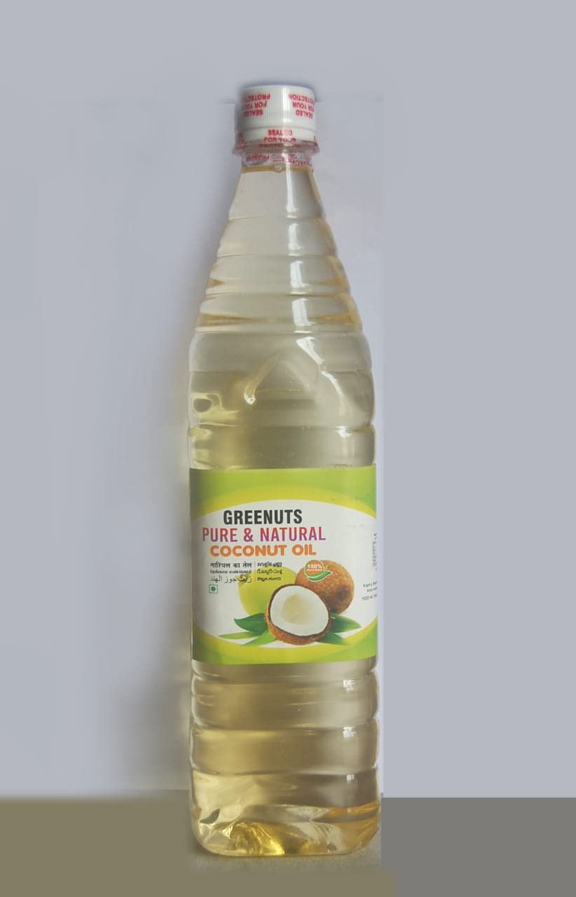 GREENNUTS Pure & Natural Coconut Oil 1ltr (Pack of 2) (B0C5RX3GJD) Amazon Price History, Amazon Price Tracker