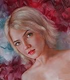 Nude girl art prints canvas transfer from original oil painting charming nude girl beauty lady...