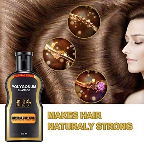 Natural Hair Darkening Shampoo, Reverse Grey Hair