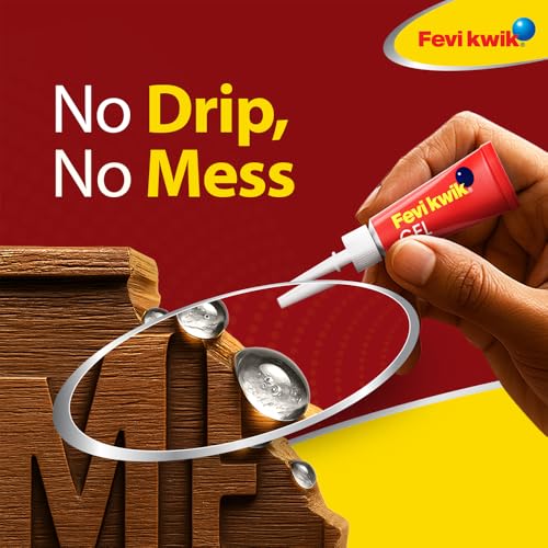 Image of Fevikwik Gel One Drop Instant Adhesive | Multipurpose Gel | Easy to Use | Hassle Free | Ideal for Art & Craft | Can be used on variety of surfaces | Create, Make, Decorate | 3g (Pack of 2)