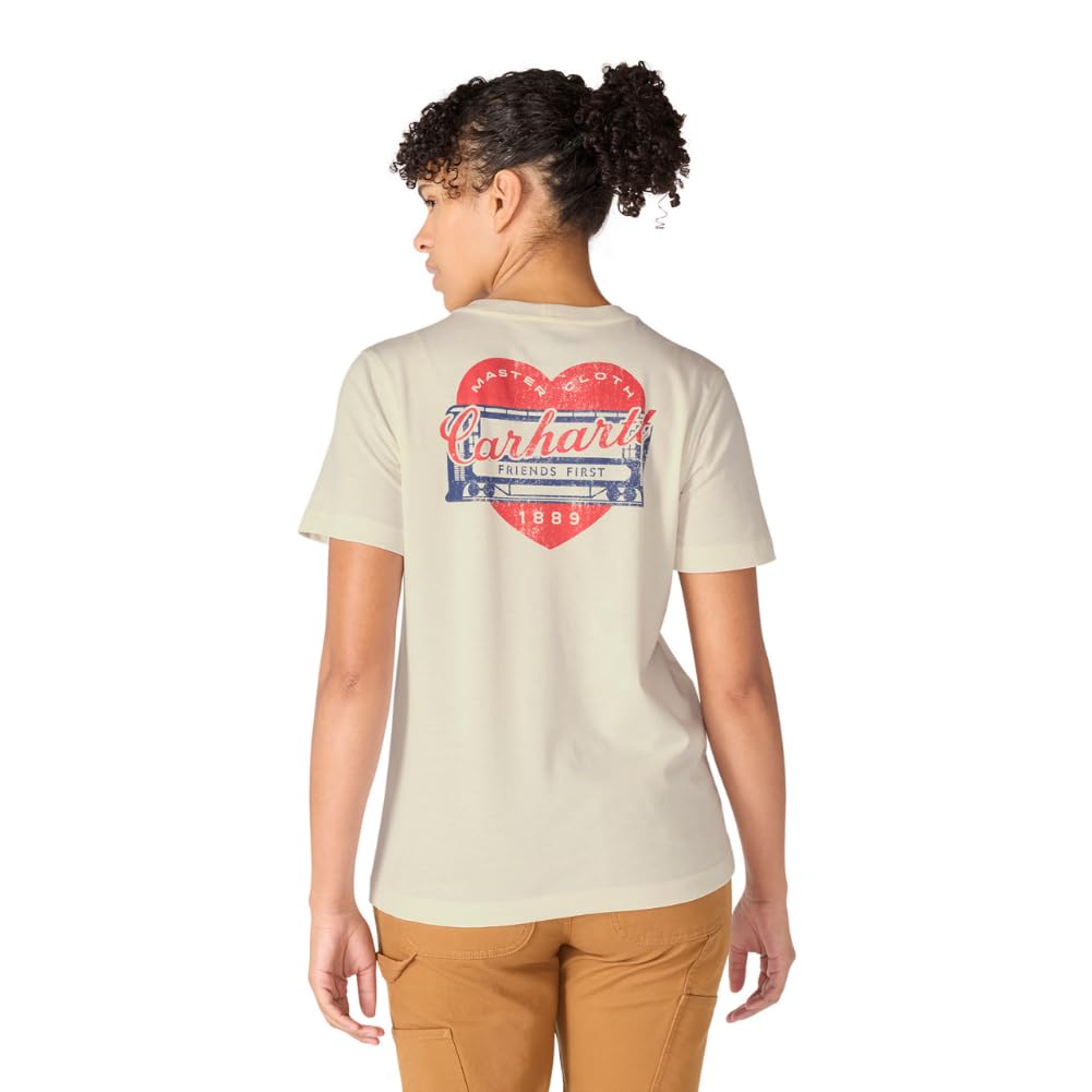 Carhartt Women's Irvine Relaxed Heritage Heart T-Shirt