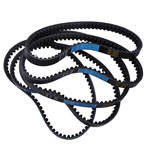 Image of 5-Pack 669 18 30 CVT Drive Belt Replacement for 49CC 50CC GY6 Roketa Taotao Vespa Jonway Scooter