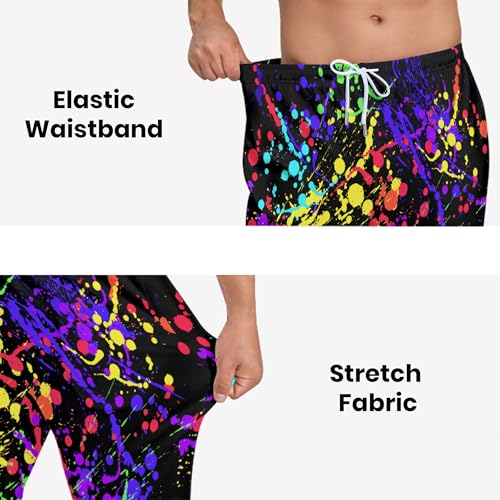 Socira Sweatpants for Men Men's Sports Jogger Pants Mens 3D Printed Casual Pants Workout Track Pants with Drawstring4