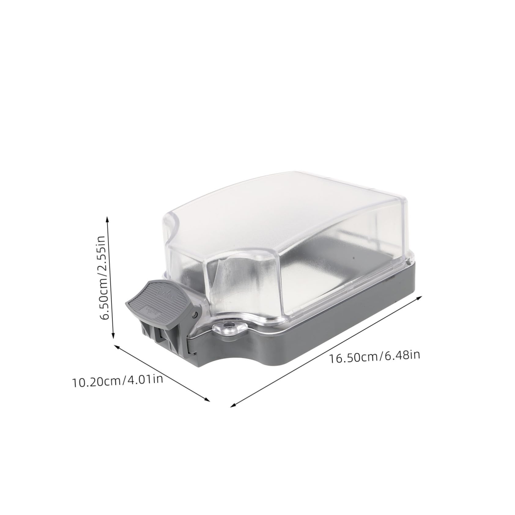 STOBAZA Weatherproof Electrical Outlet Outdoor Receptacle Box Waterproof Socket Box Splash Proof Cover Outdoor Power
