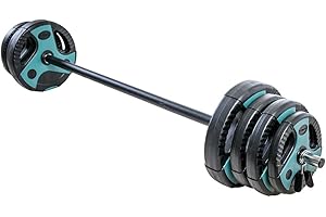 US Weight 54 LB Perfect Barbell Weight Set for Home Gym