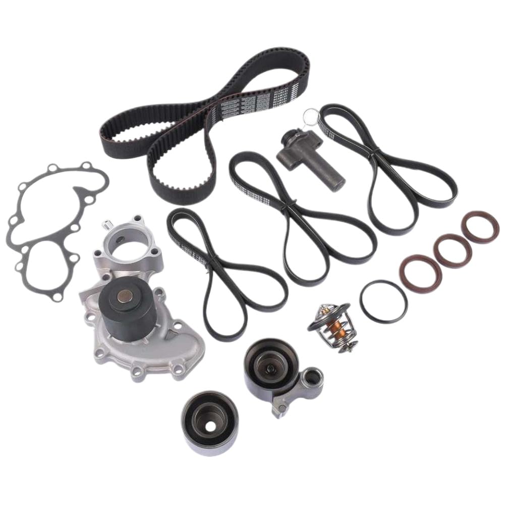 Kit de correa de distribución de bomba de agua 13503-62040 compatible con 4Runner Tacoma T100 Tundra 5VZFE 2WD y 4WD