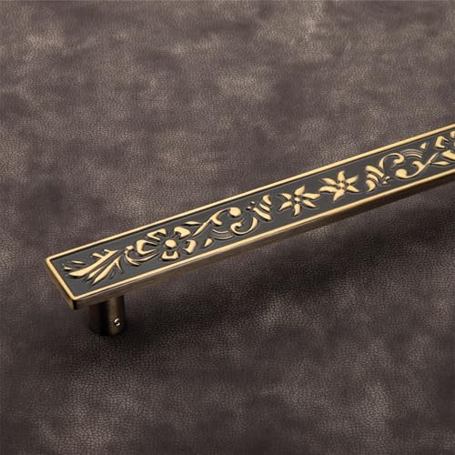 Image of COMPASS 12 inch Brass Main Door Handle | Door Handles for Main Door | Pull Handles for All The Doors of House | Office | Hotels | PH-214 (Pack of 1, Antique Finish)