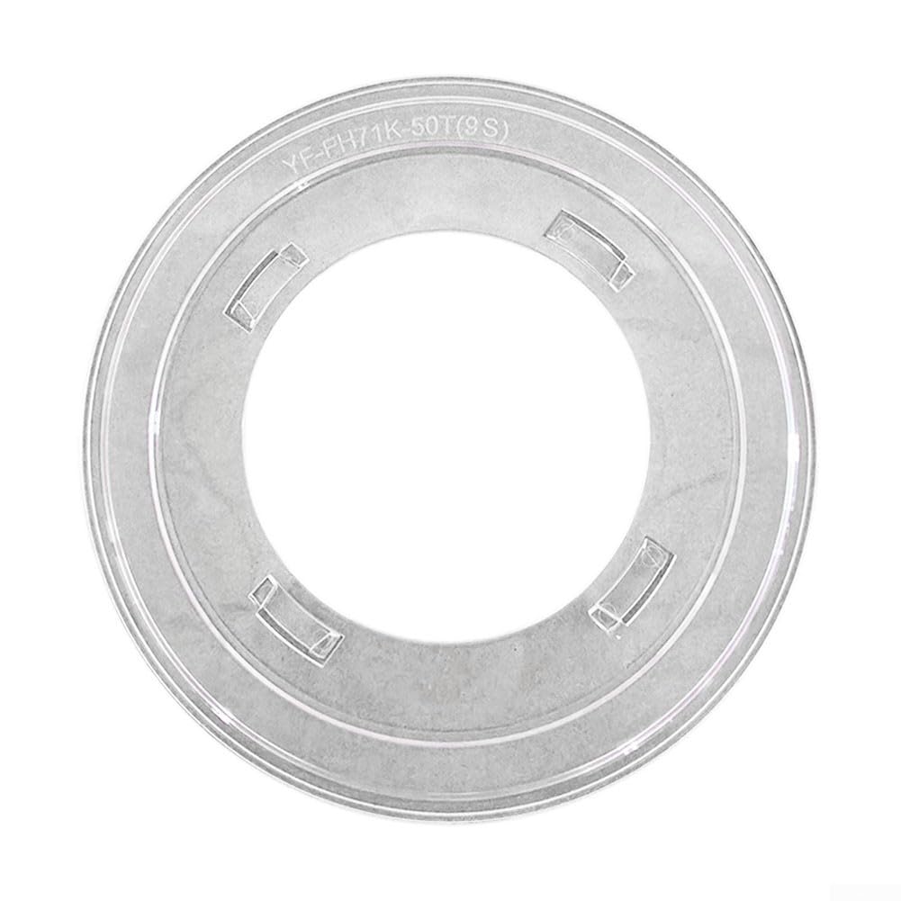 Caswynlife Clear Plastic Cassette Protector Shield 50T Freewheel Guard Cover for 9 Speed 32H & 10 Speed 28H Bicycle Rear Hub(9 Speed)