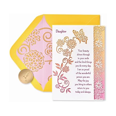Papyrus Birthday Card for Daughter Cover