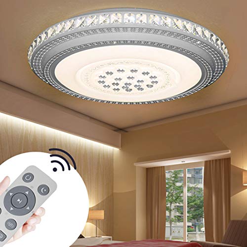 Preisvergleich Produktbild BFYLIN LED Deckenlampe Kristall Sternenlicht Deckenleuchte Lampe Energiesparlampe für Flur Wohnzimmer Schlafzimmer Küche Büro (72W Dimmbar)