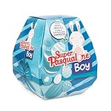 Super Pasqualone - Bambino, Uovo di Pasqua con Veicoli, Gormiti E Tante Altre Sorprese, Uova in Cartone Eco-Friendly, Idea Regalo per Bambini dai 3 Anni