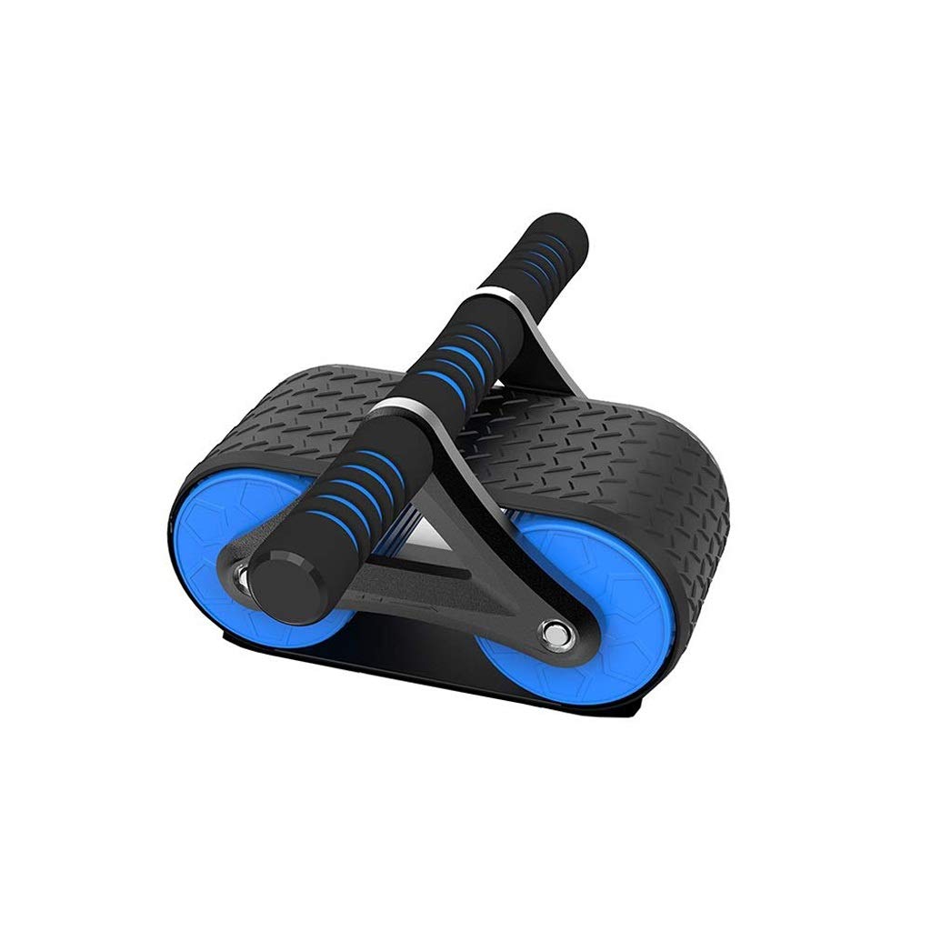 Roue D'abdominaux ABS Core Strength – Rouleau De Fitness Avec Poignées Antidérapantes Bleu