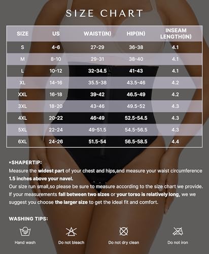 Image of SHAPELLX Thong Shapewear Tummy Control Underwear for Women High Waisted Body Shaper