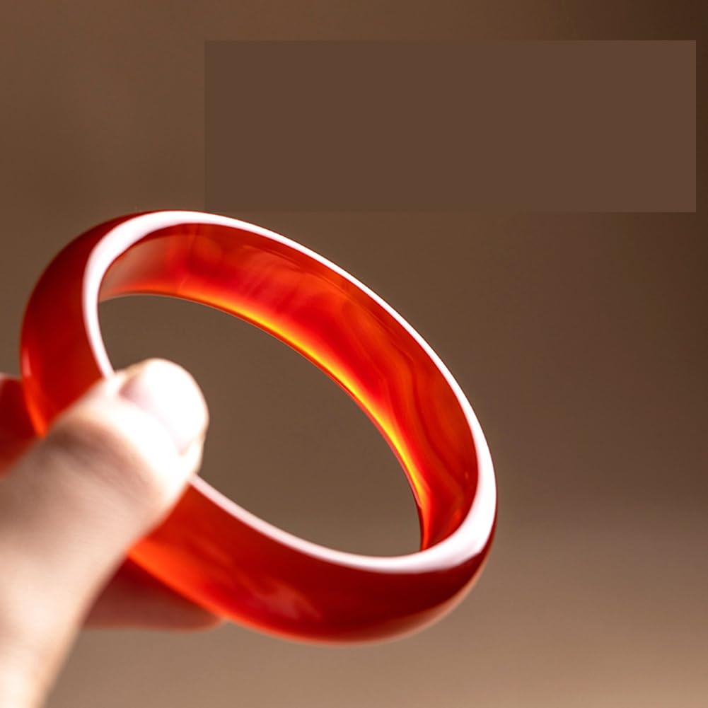 Bracciale in agata rossa brasiliana naturale. Autentica versione ampliata in agata per le madri. Bracciale da donna. Bracciali per ragazze. Buona fortuna finanziaria.