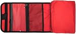 First Aid Bag Tote Empty Small First Aid Kit Bag Outdoor Travel Rescue Pouch First Responder Medicine Bag Pocket Container for Car Home Office Sport Outdoors (Red Foldable)