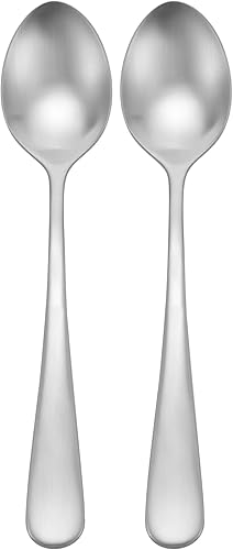 Oneida Chapman Everyday Cuchara de vajilla de 0.10 libras, metálico (paquete de 2)