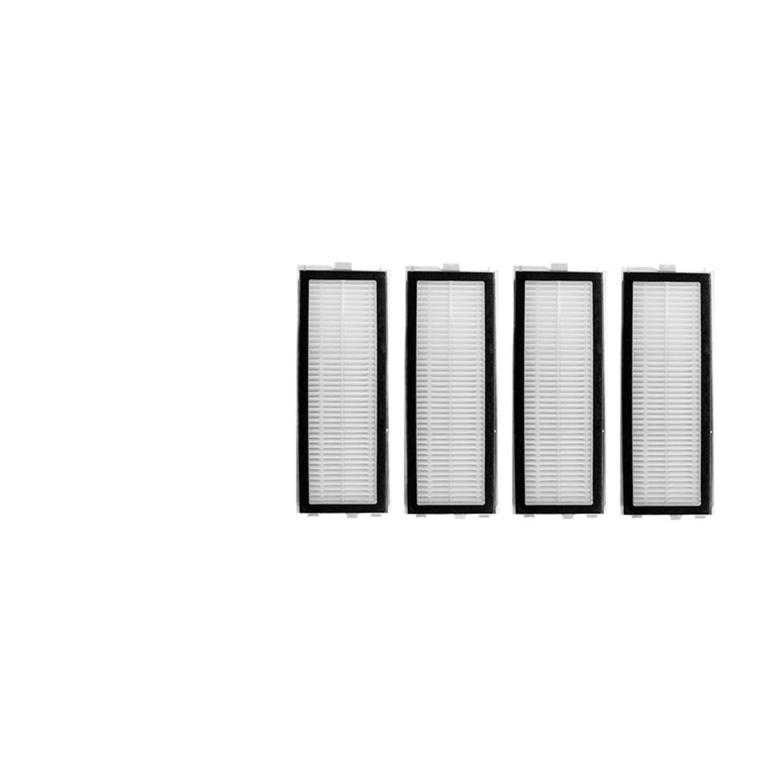 Eezii 4Filters P10s Pro Filter Replacement Parts，Compatible For Roborock，Qrevo Master, Qrevo Slim, V20, P10s Pro Robot Vacuum Cleaners Parts