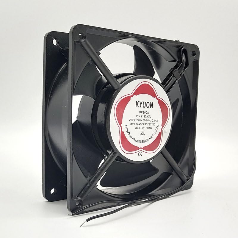 NZNYDNL DP200A P/N 2123HSL 12CM 220V 0.14A 2-Wire Cabinet Welder Ball Fan