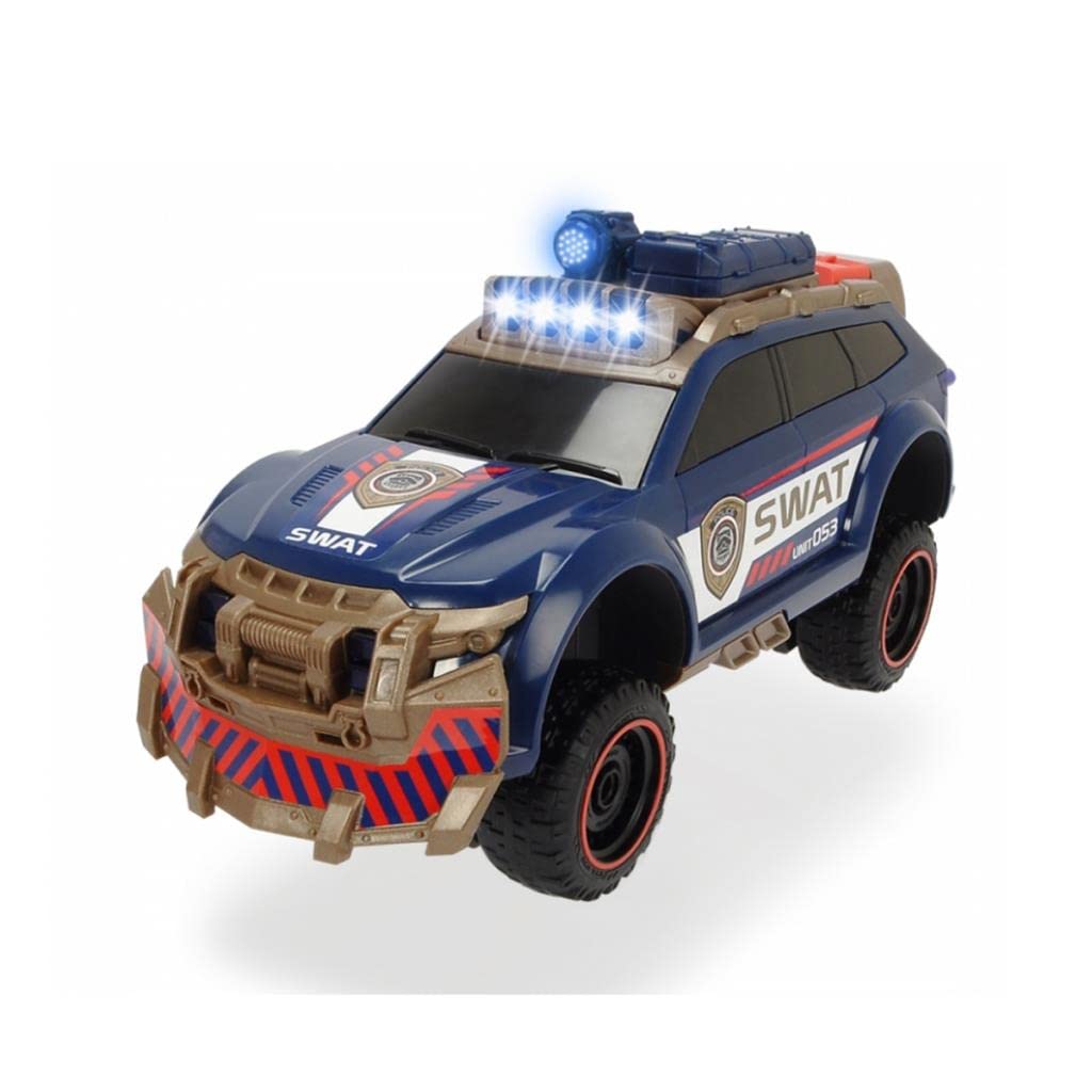 Dickie Toys 203308380 City Protector SWAT-Einsatzfahrzeug mit Verwandlungsfunktion, 33 cm