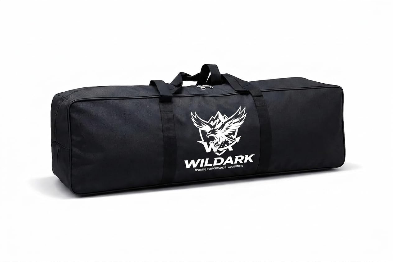 WILDARK Cricket Kit Bag for Men & Boys | Extra Large Sports Equipment Bag with Multiple Compartments | Heavy-Duty Water-Resistant Material | Cricket Gear Storage Bag for Practice & Matches-image-19