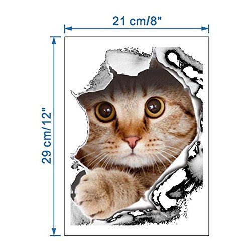 Gemini_mall® - Adesivo da parete impermeabile per