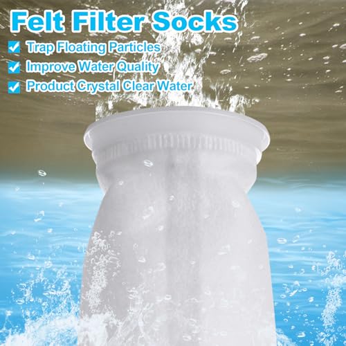 Zuqian 4" X 10" FILTER SOCKS 4 Inch Ring By 10 Inch Long 150 Micron Filter Bag thumb #4