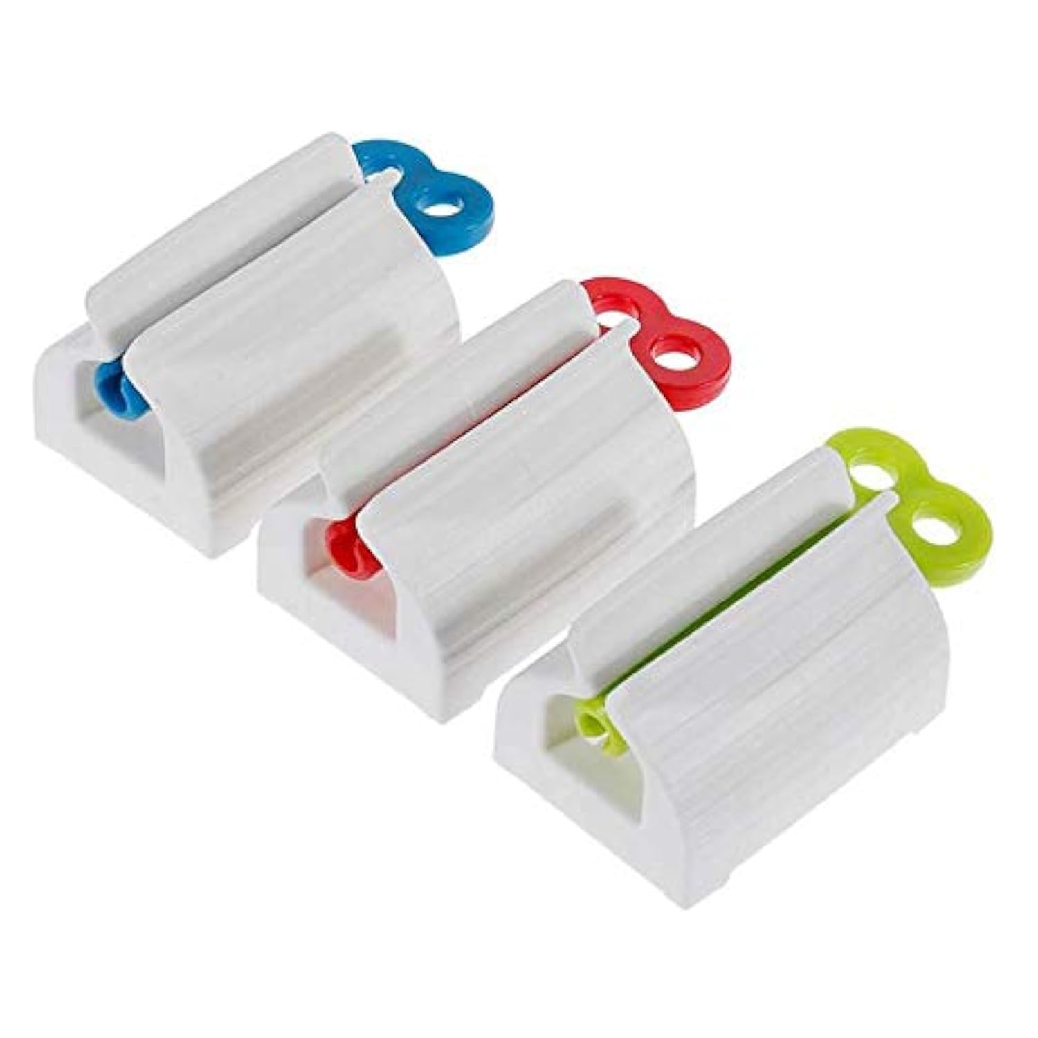 SHEMOK® Rolling Tube Toothpaste Squeezer Toothpaste Seat Holder Stand Rotate Toothpaste Dispenser for Bathroom (3) (B09824WQX5) Amazon Price History, Amazon Price Tracker