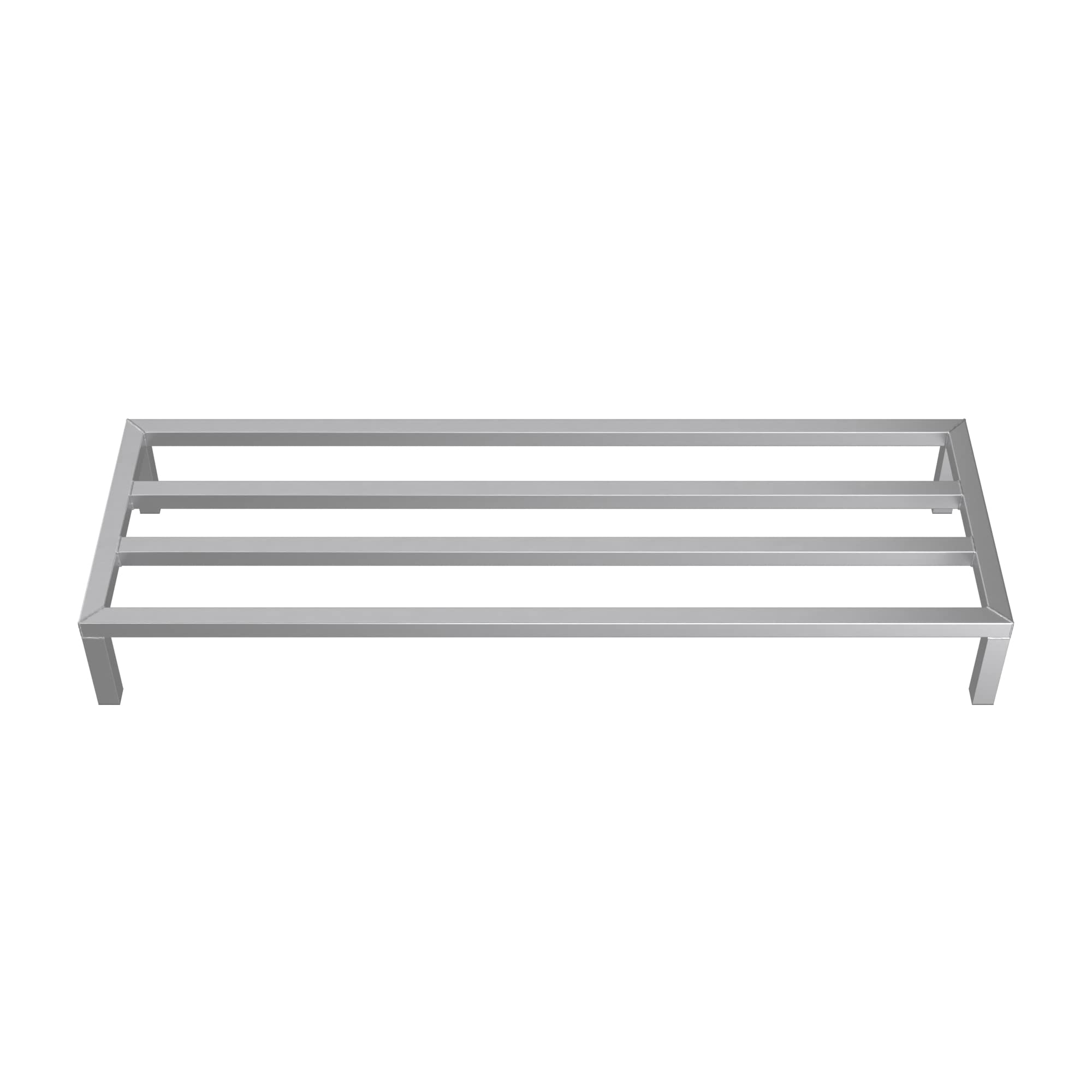 Krollen Industrial 60'' x 20'' x 12'' Aluminum Dunnage Rack - 1740 lb. Capacity