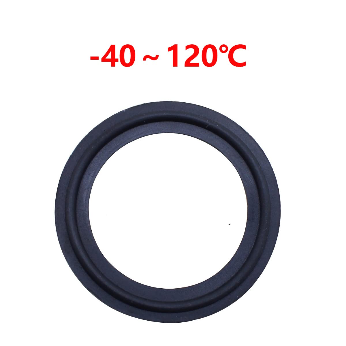 2 pièces/5 pièces joint sanitaire à trois cerceaux bande d'étanchéité en Silicone anneau de Sasket-5 pièces, 114mm-OD130mm, VITON