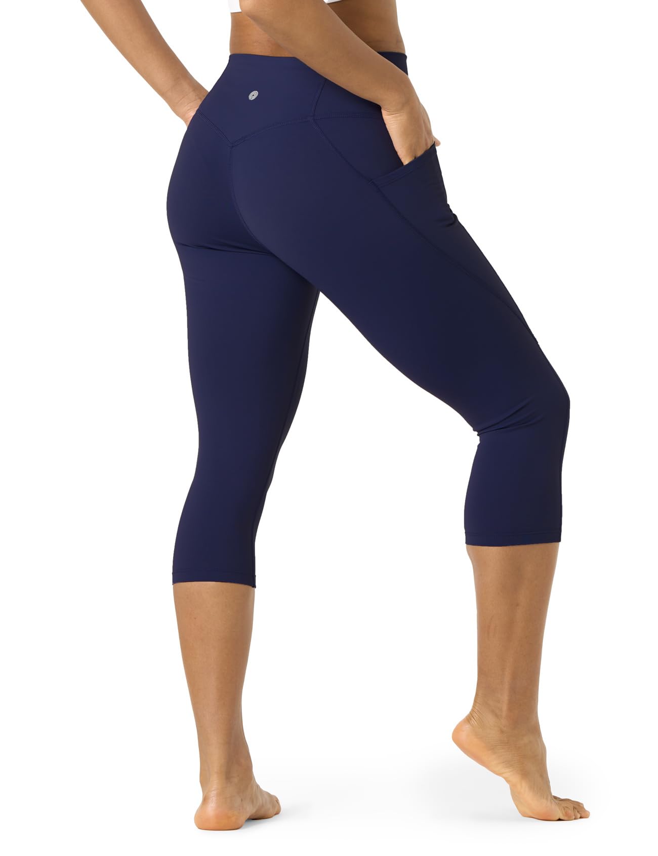 LAPASA Leggins Mujer Cintura Alta Fitness, Mallas de Deporte con Bolsillo, Pantalón Deportivo Elásticos y Transpirable, Leggings Push Up para Running Yoga y Ejercicio L01R1/L09R1/L32R1 — view 31
