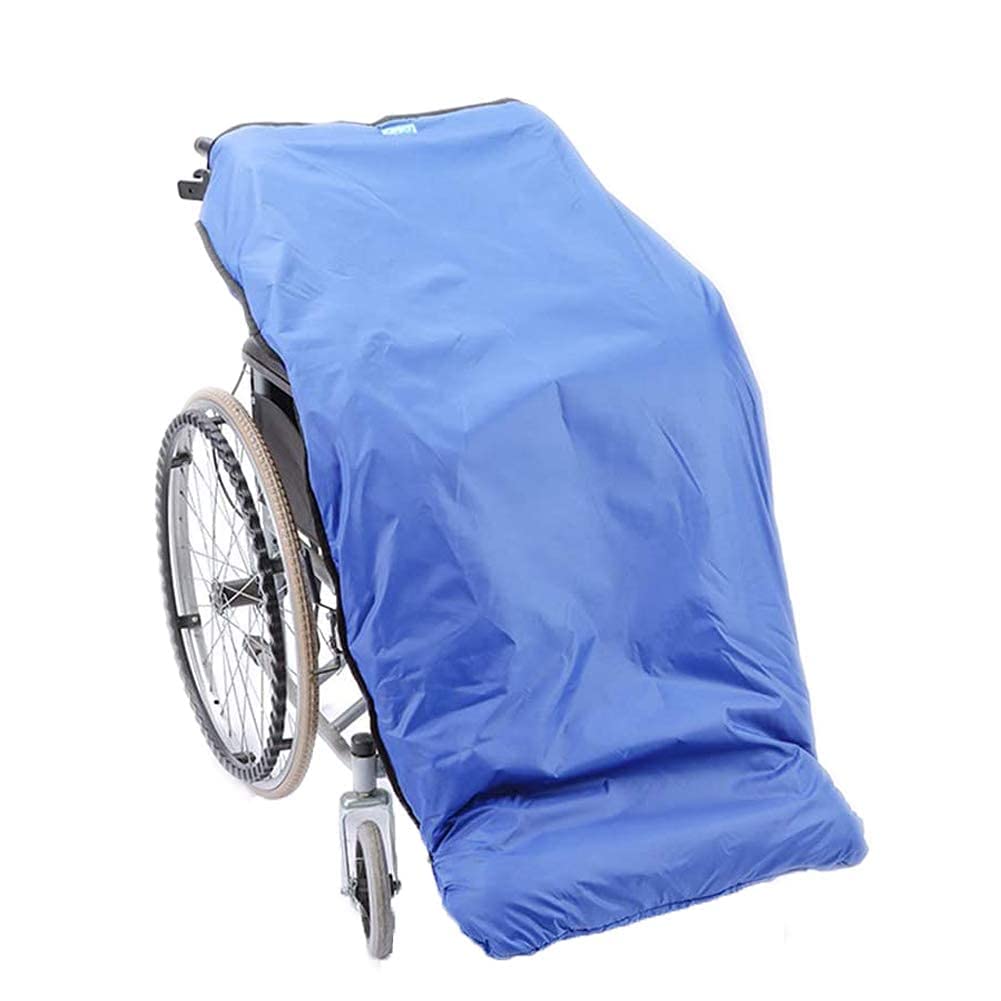 Manta para Silla de Ruedas, Manta térmica para Silla de Ruedas, Manta cálida de Media Envoltura a Prueba de Viento, Ajuste Universal para sillas de Ruedas manuales y eléctricas.