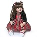 iCradle 24 Pulgadas 61cm Vinilo Reborn Baby Girl Suave Silicona Realistas Reborn Muñecas Juguete Regalo para Niñas