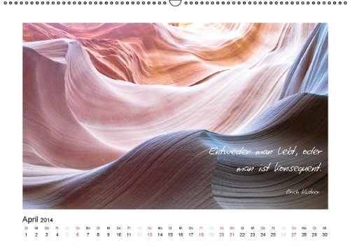 Weisheiten über das Leben (Wandkalender 2014 DIN A2 quer): Weisheiten über das Leben und Fotografie vereint (Monatskalender, 14 Seiten)